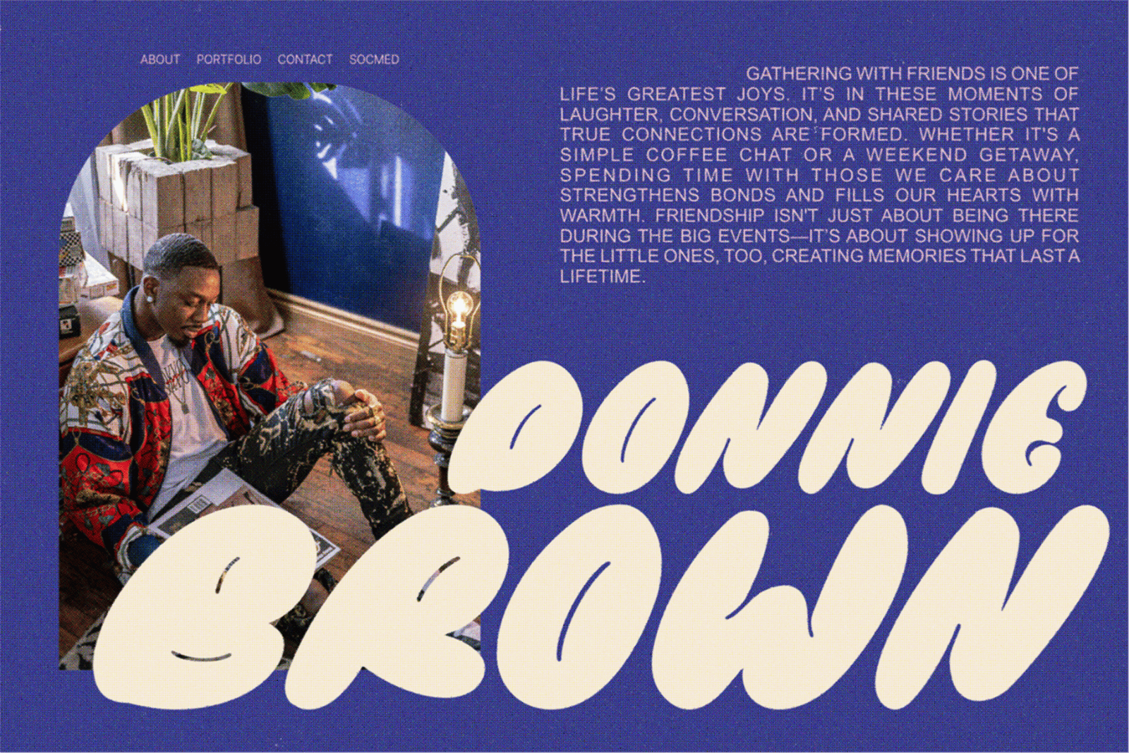 Abromies - Bold Fat Bubble Logo Branding Font