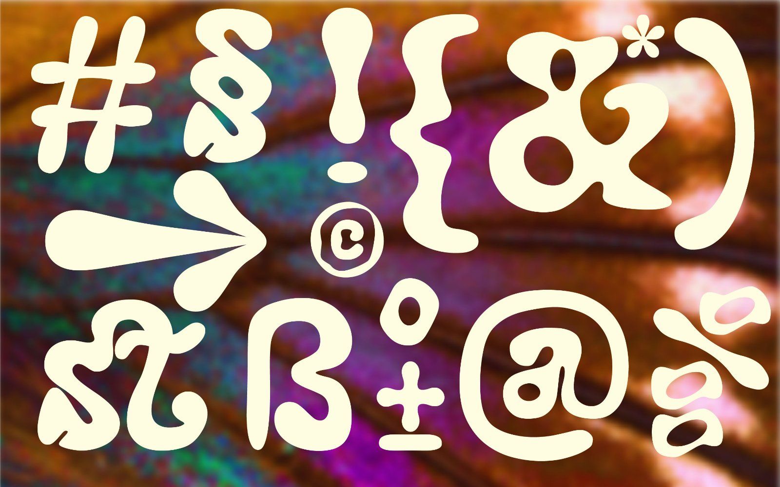 Sweet Psychedelia - Psychedelic Font