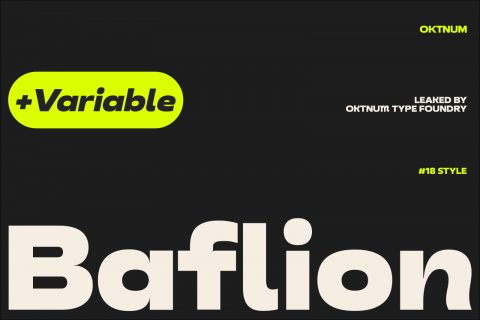 Baflion Sans +Variable Fonts