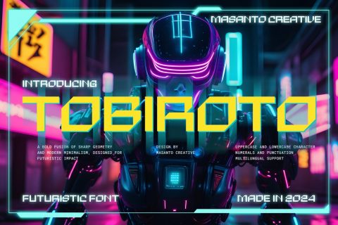 Tobiroto – Futuristic Font