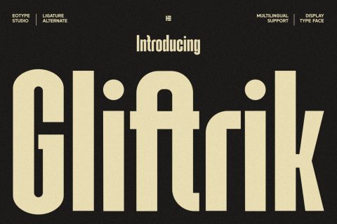 Gliftrik Font