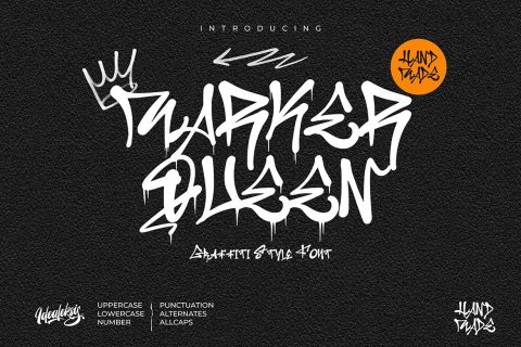 Marker Queen - Graffiti Font