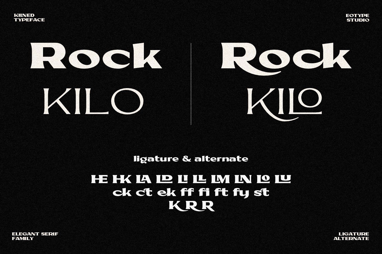 Kilned Family Font