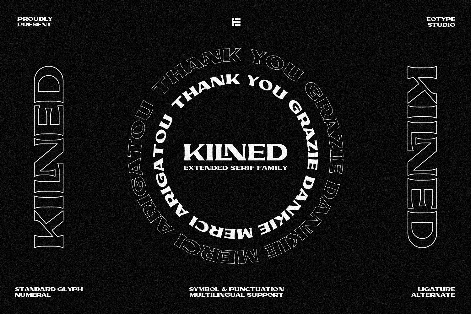 Kilned Family Font