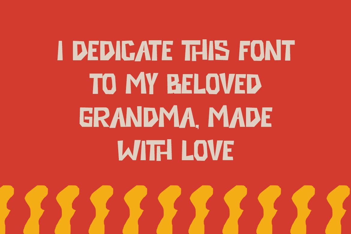 Nek Salma - Playful display font