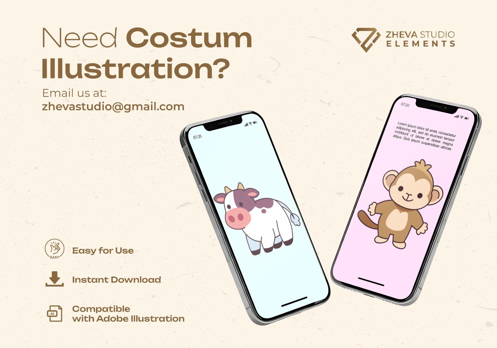 Premium Cute Forest Animal Vector Illustration – 8 EPS & PNG Files