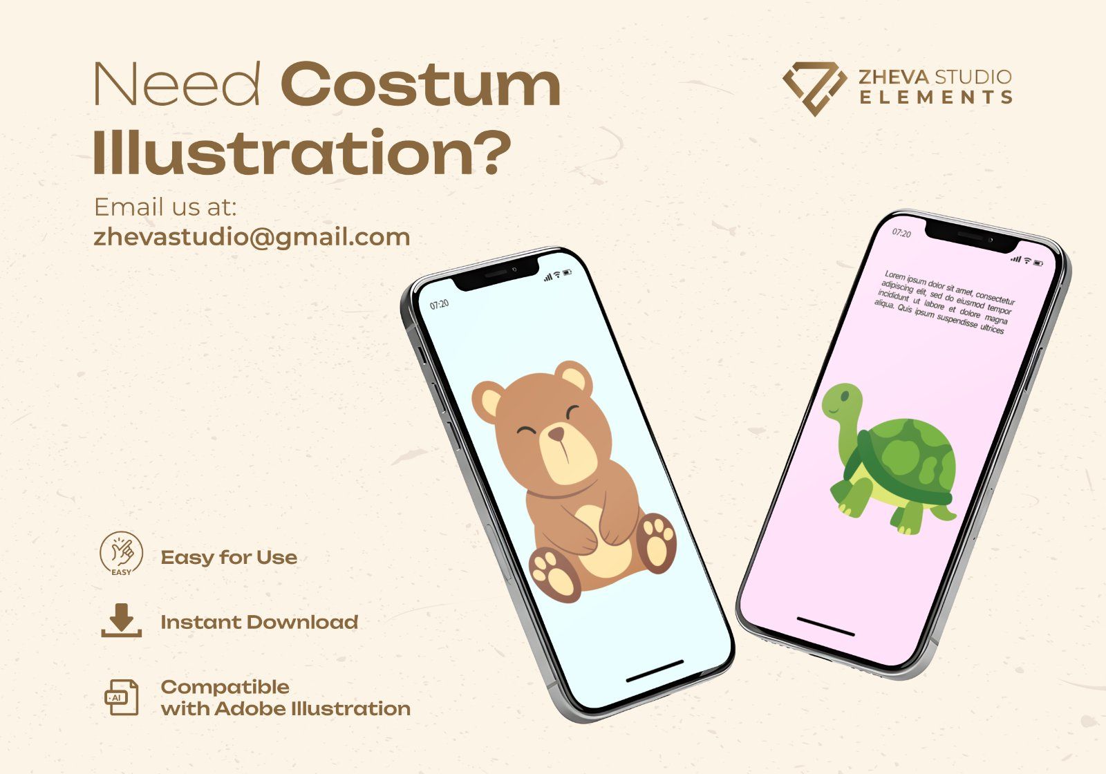 Premium Playful Animal Clipart Pack Vector Illustration – 16 EPS & PNG Files