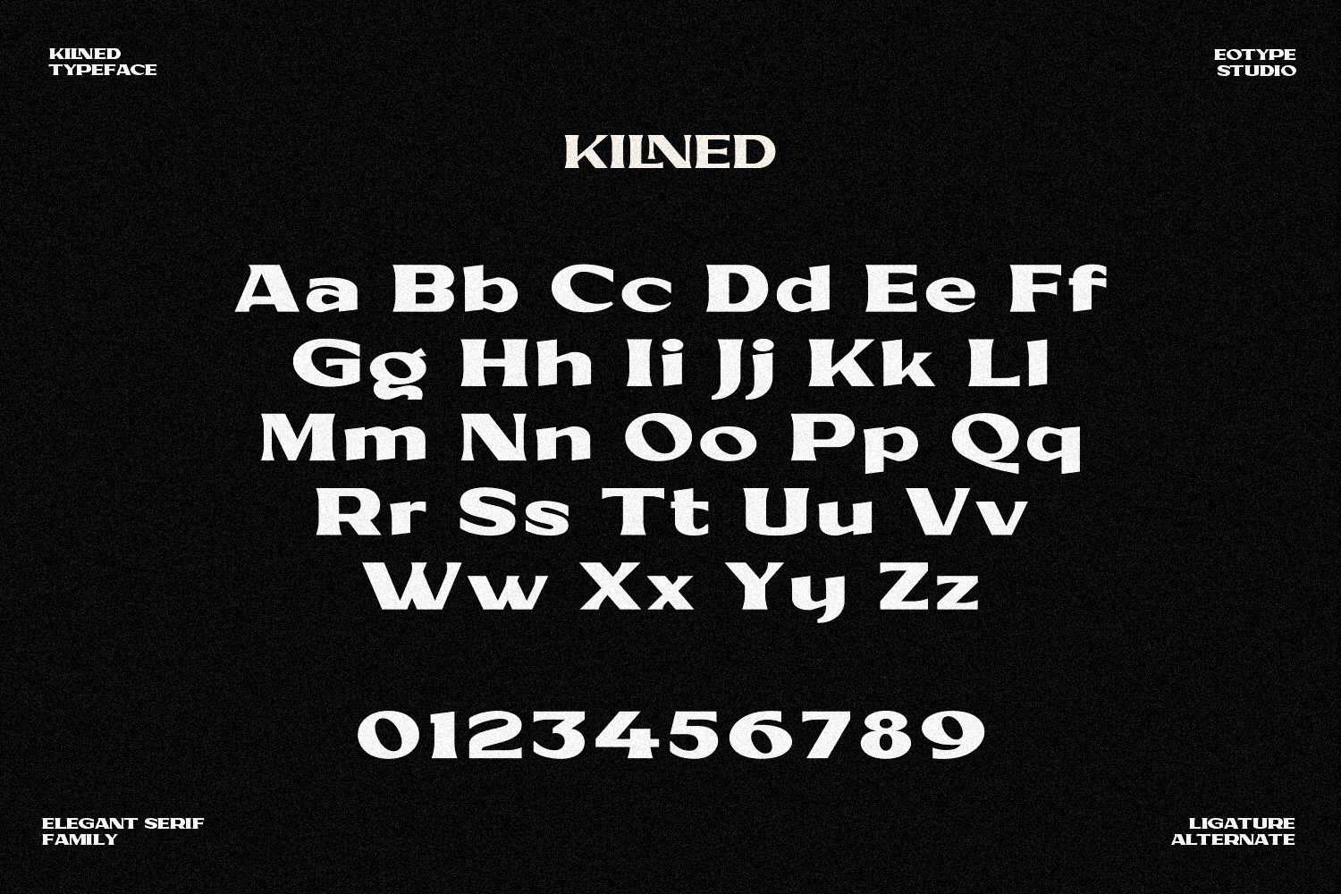 Kilned Family Font