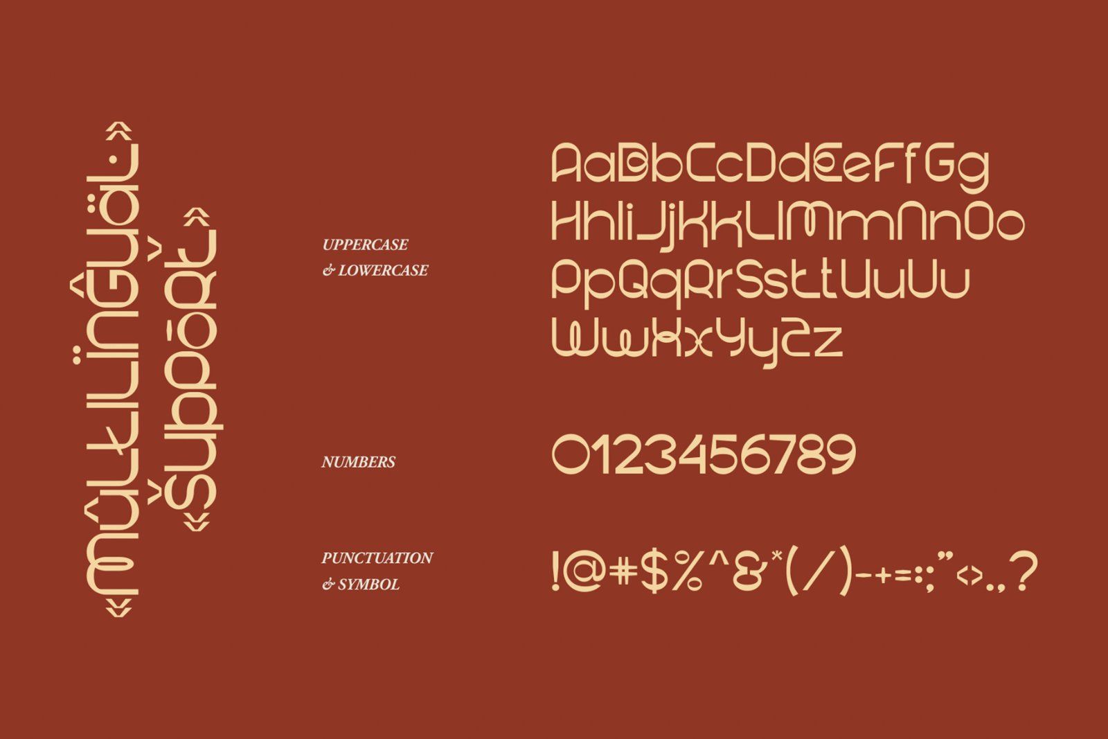 BAKEGO — Unique & Modern Typeface