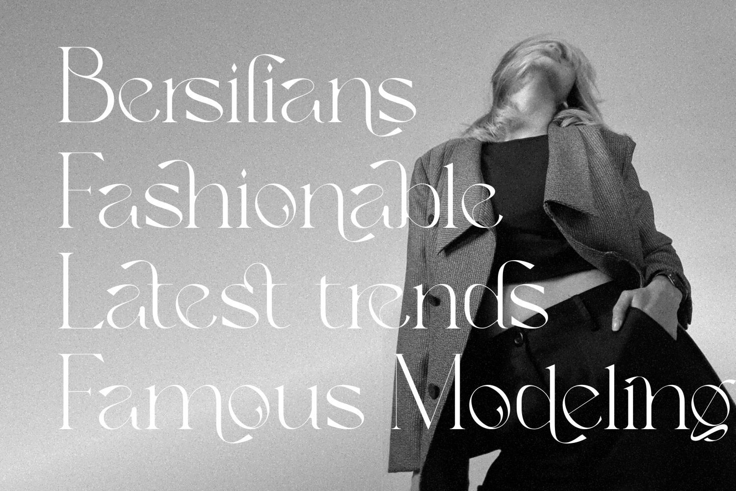 Balinest _ chic modern font