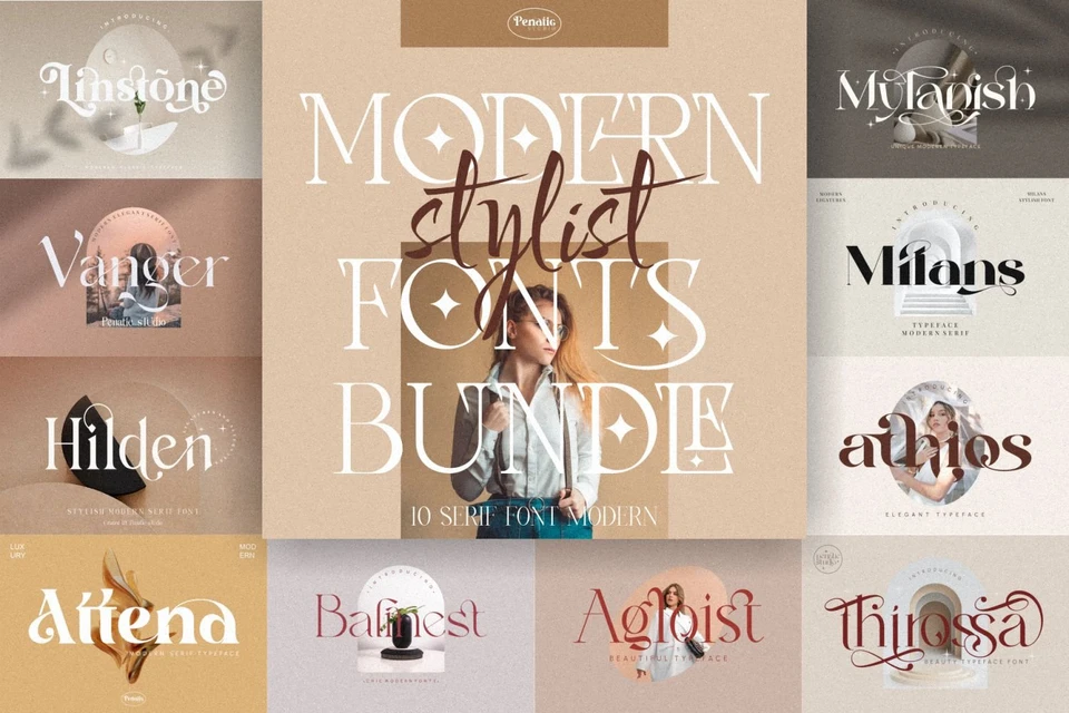 Modern Stylist Font Bundle