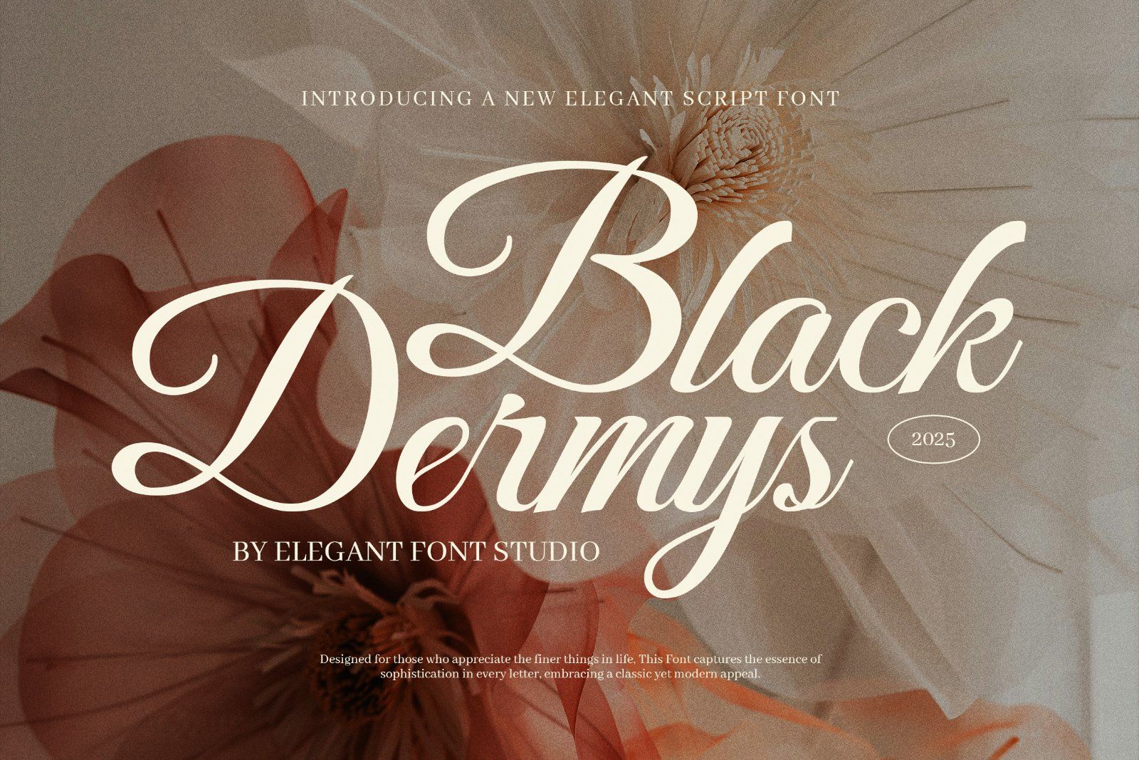 Black Dermys Wedding Font