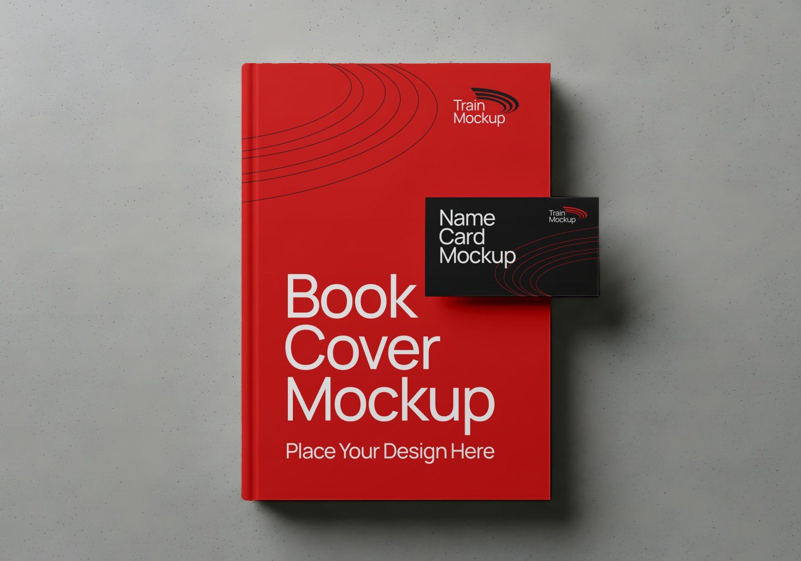 Premium Train Transportation Mockup