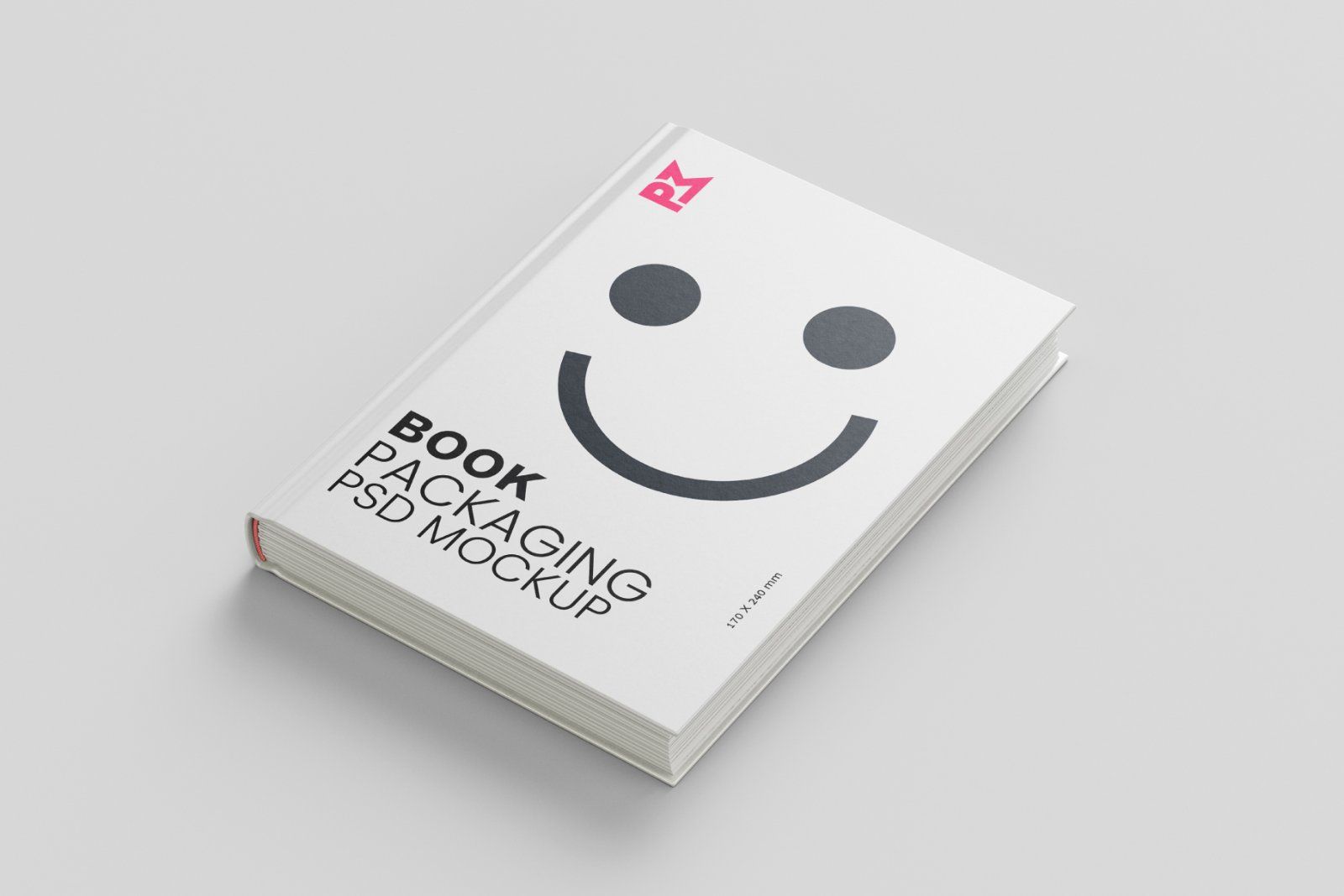 Hardcover book mockup