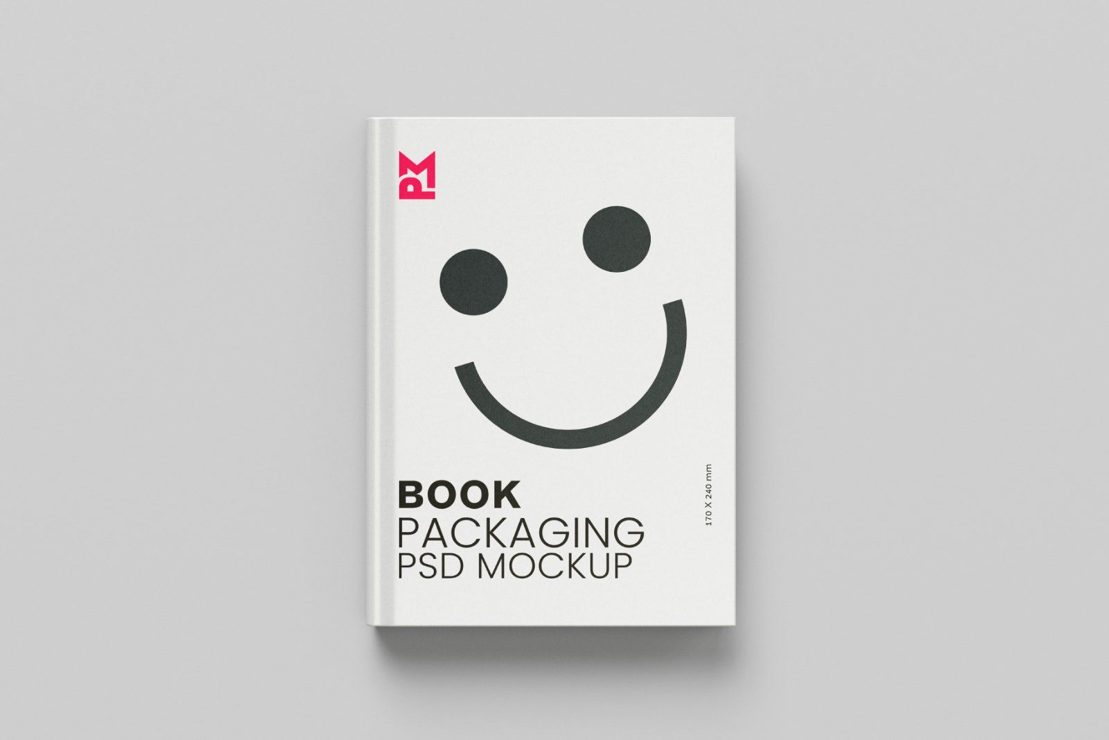 Hardcover book mockup