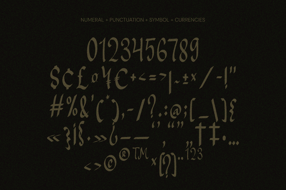 Comero Baroque — Classic Medieval Font