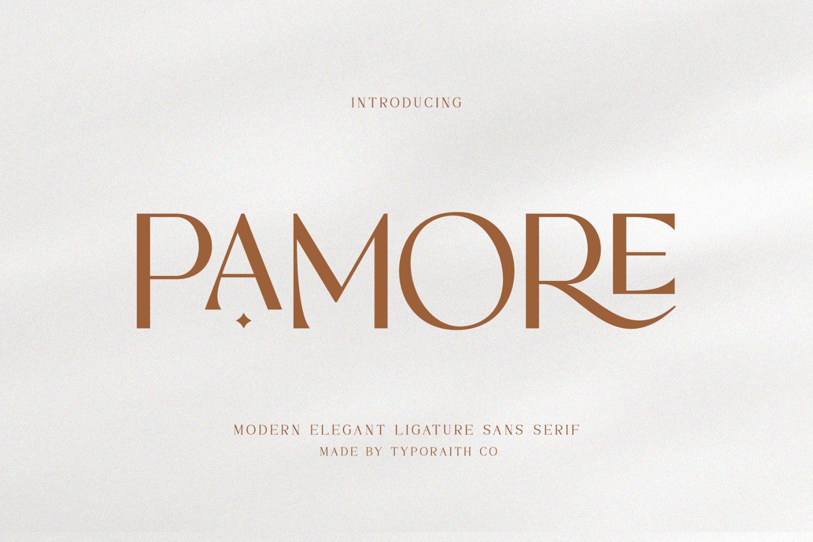 Pamore | Elegant Ligature Sans Serif
