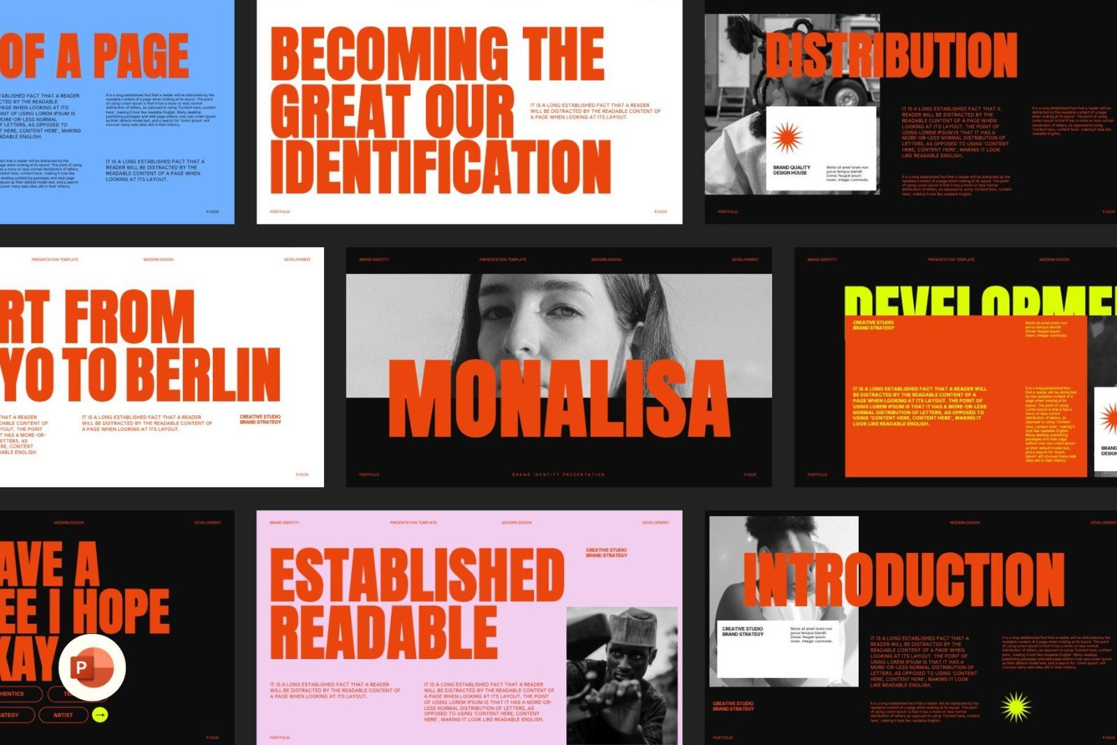 Monalisa - Brand Identity PowerPoint Template