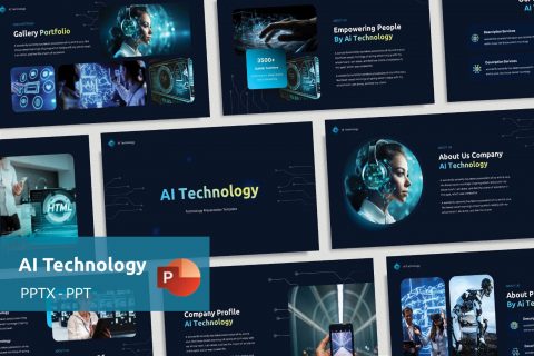 AI Technology PowerPoint Presentation Template