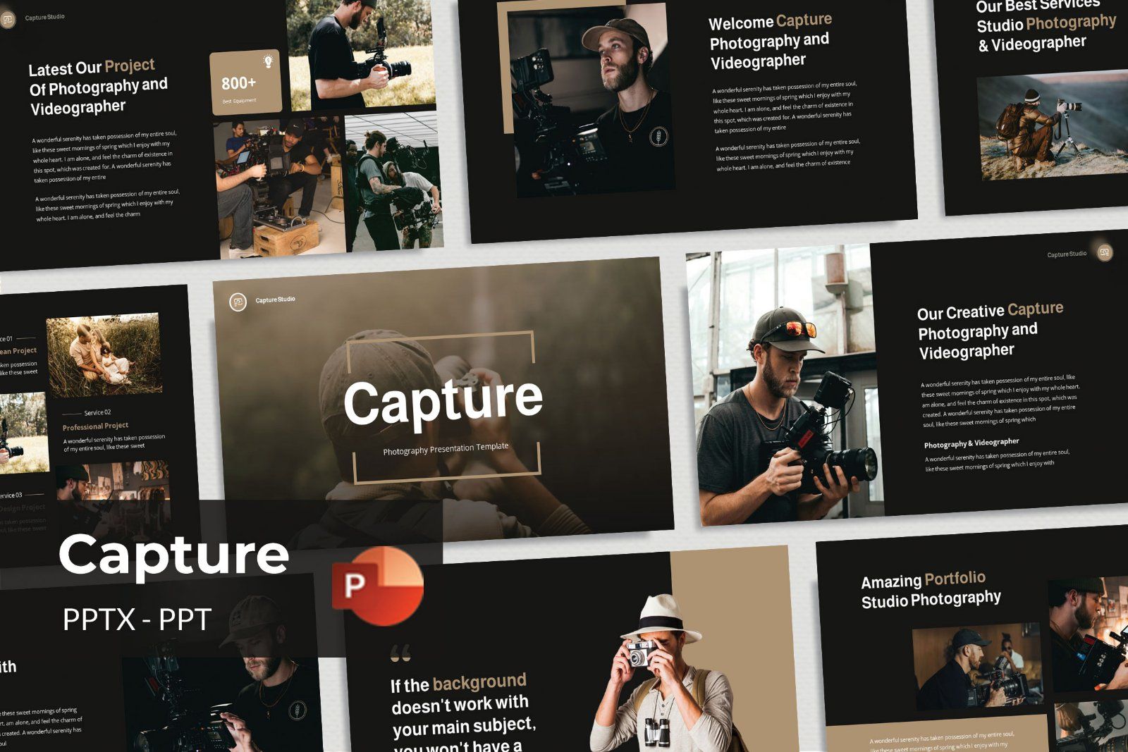 Capture - Photography PowerPoint Template
