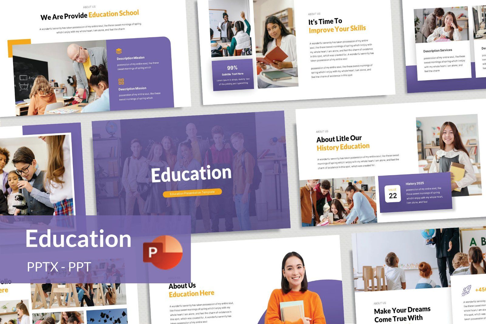 Education PowerPoint Presentation Template