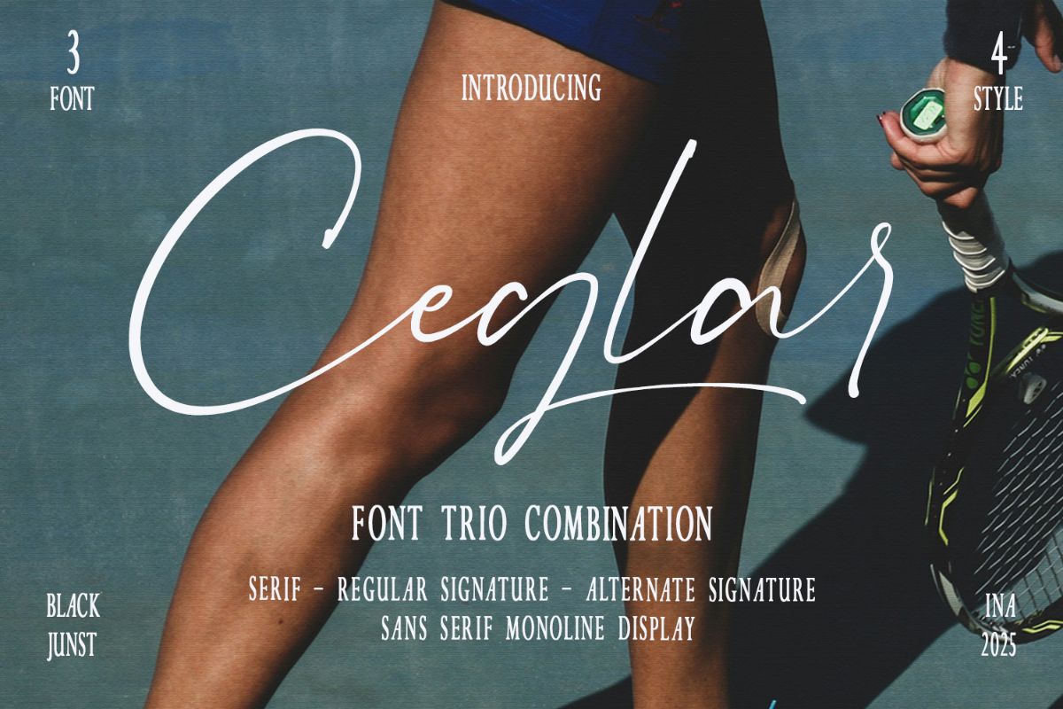 Ceglar – Elegant & Luxury Font Trio