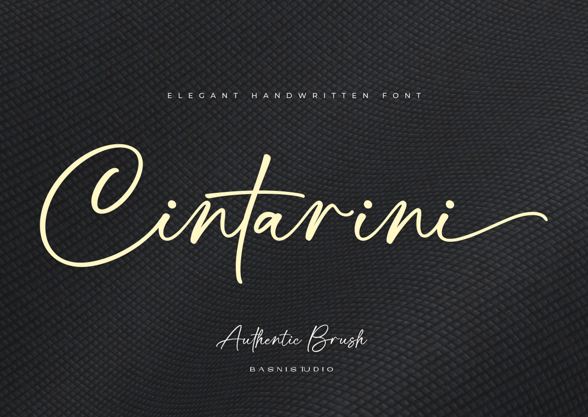 Cintarini Handwritten Font
