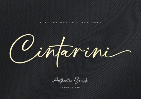 Cintarini Handwritten Font