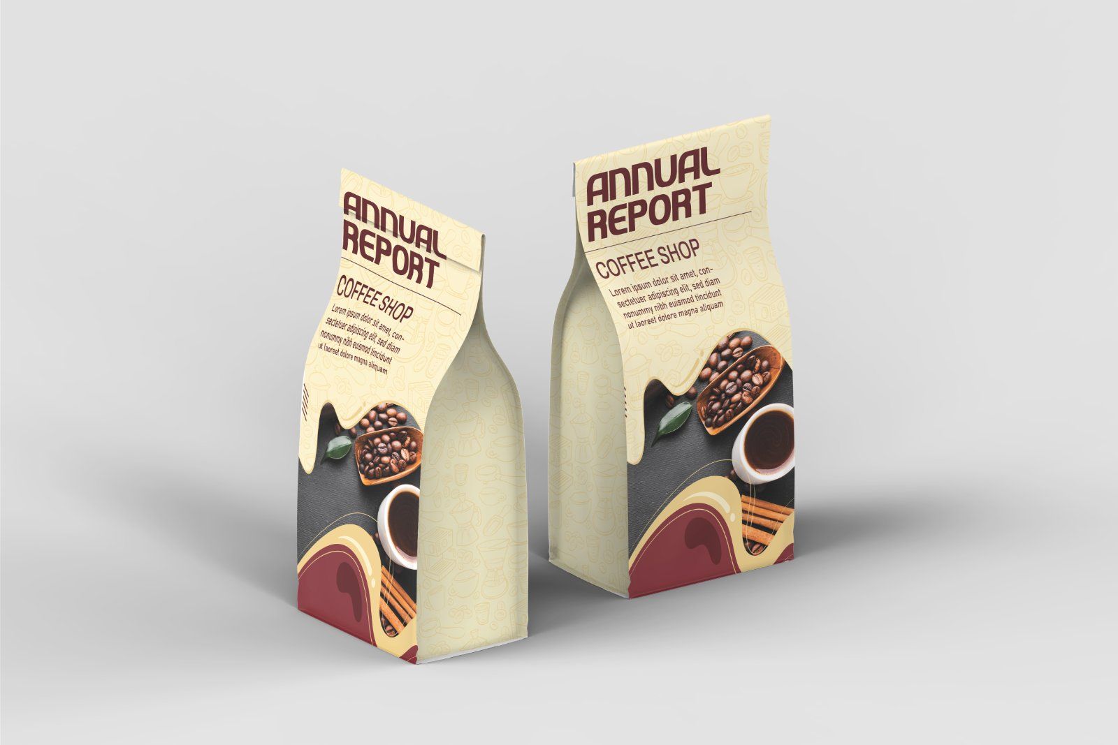 Coffee shop marketing mockup design