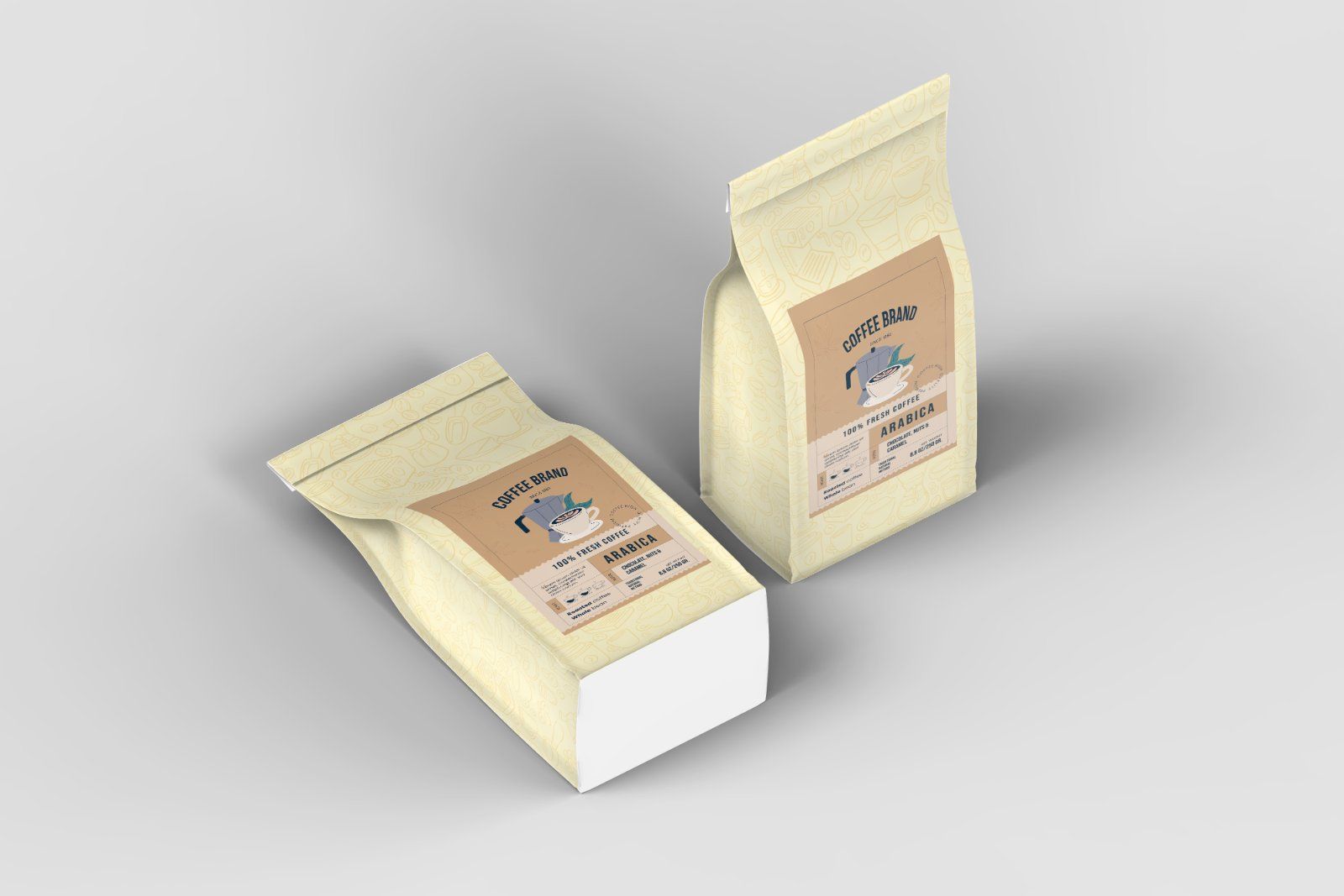 Coffee shop marketing mockup design