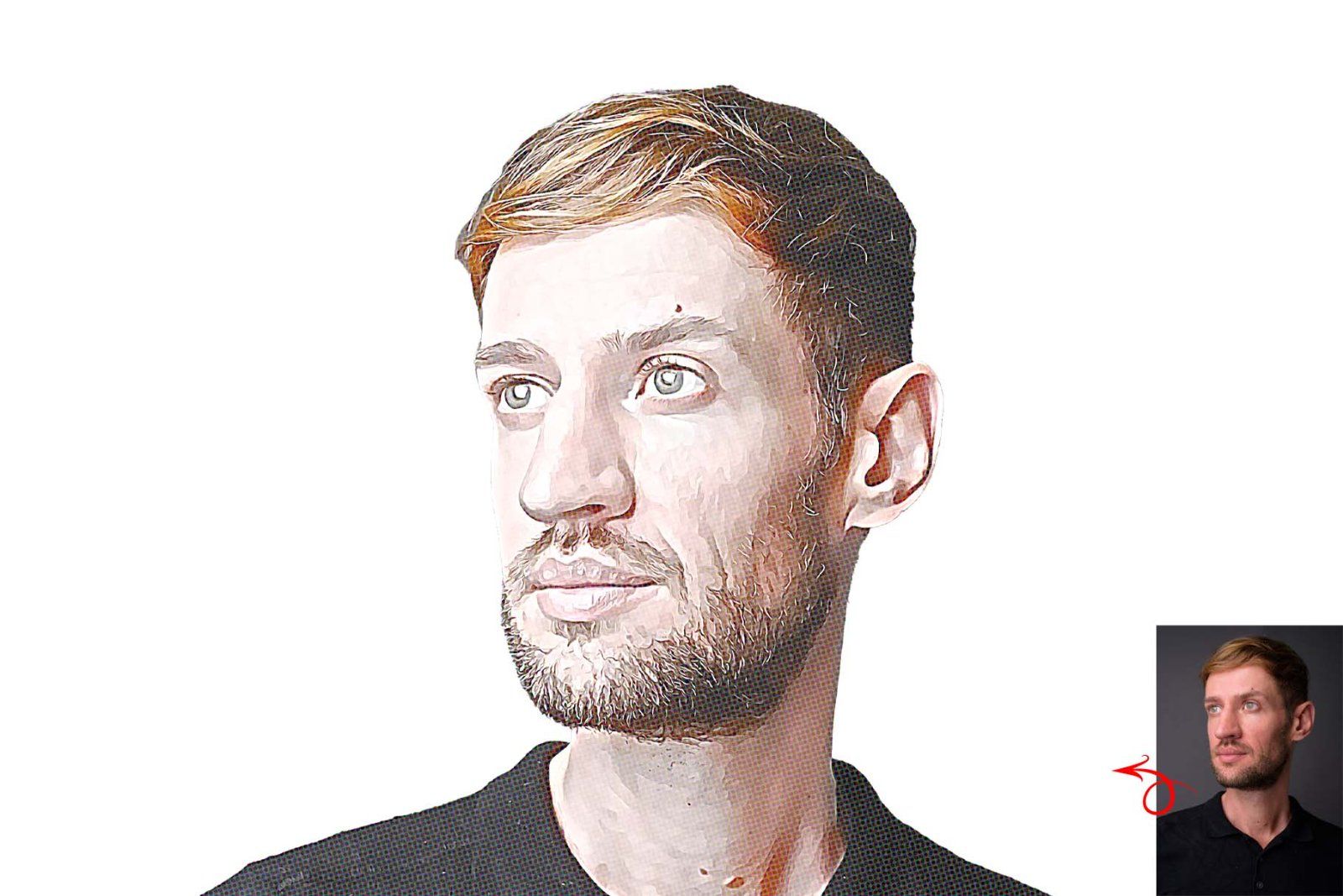 Comic Oil Paint Photoshop Action