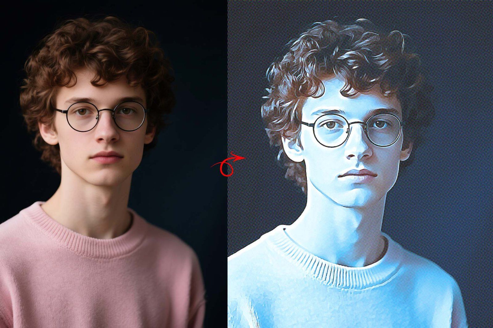 Comic Oil Paint Photoshop Action