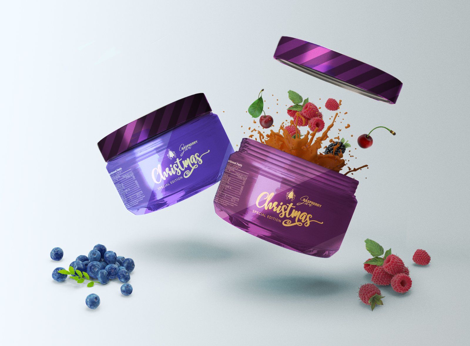 Cosmetics frosted jarpsd mockup