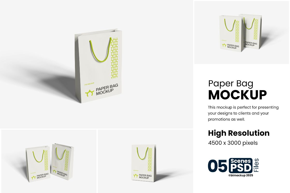 Paper Bag Mockup