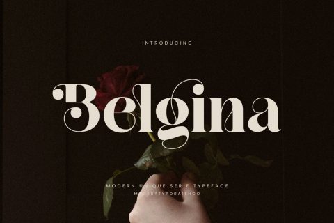 Belgina | Modern Unique Serif