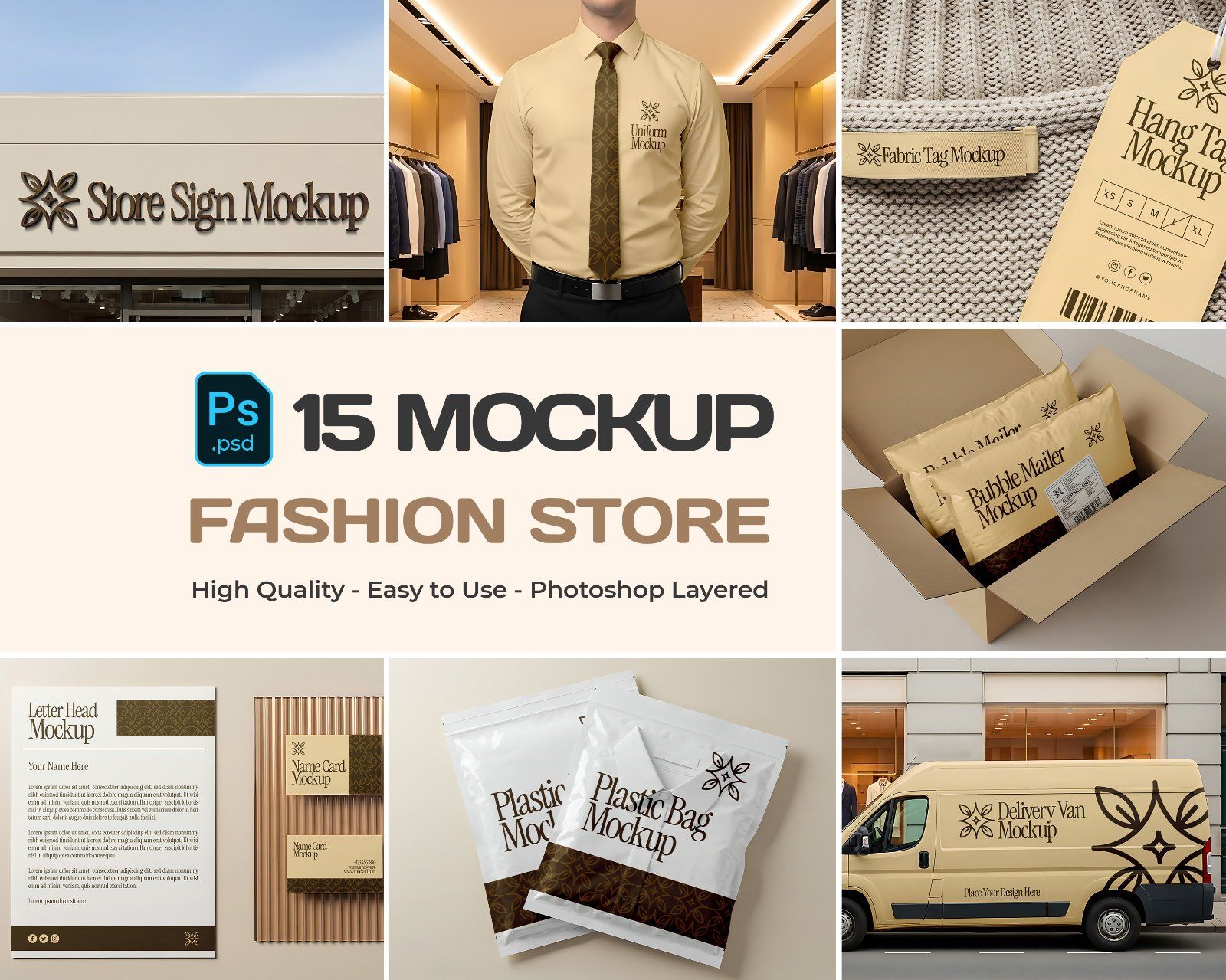 Premium Fashion Store PSD Mockup Bundle