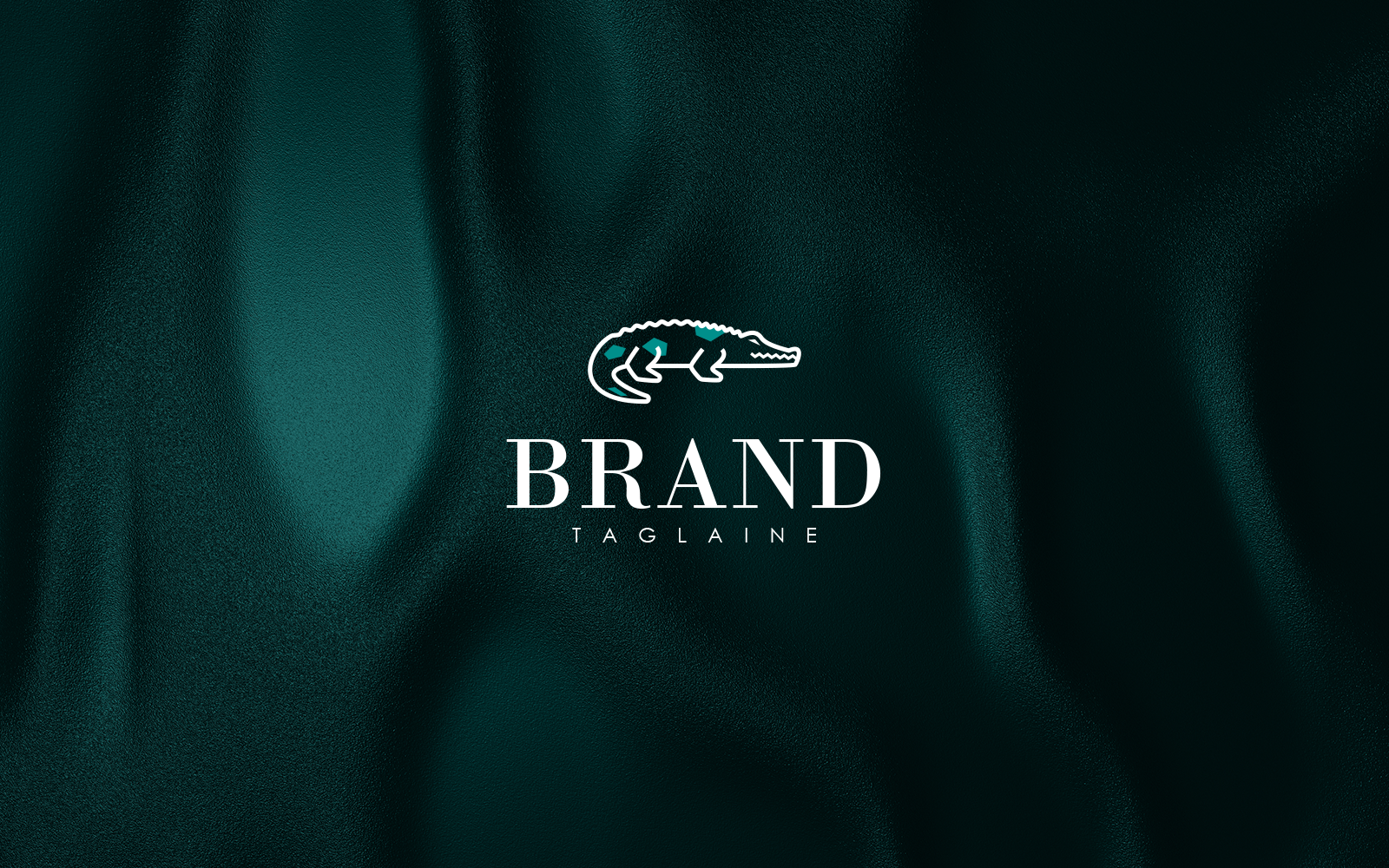 Elegant Crocodile Logo Template-011-22