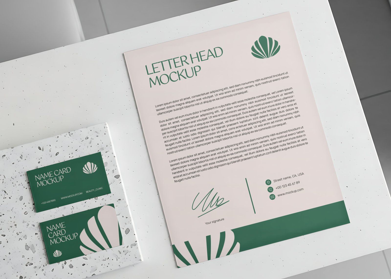 Premium Beauty Clinic Mockup