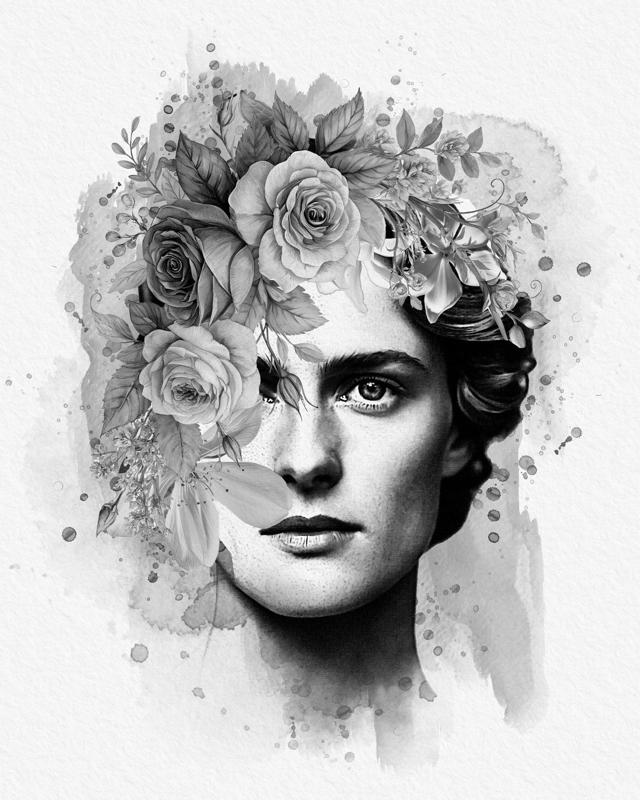 Flower Decoration Photo Template