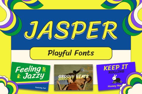 Jasper – Playful Display Font