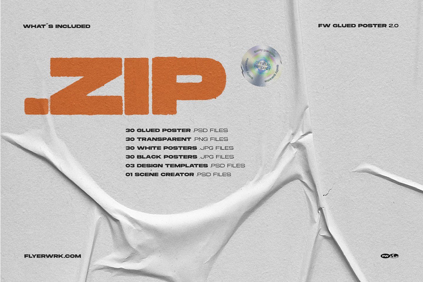 Glued Poster Textures