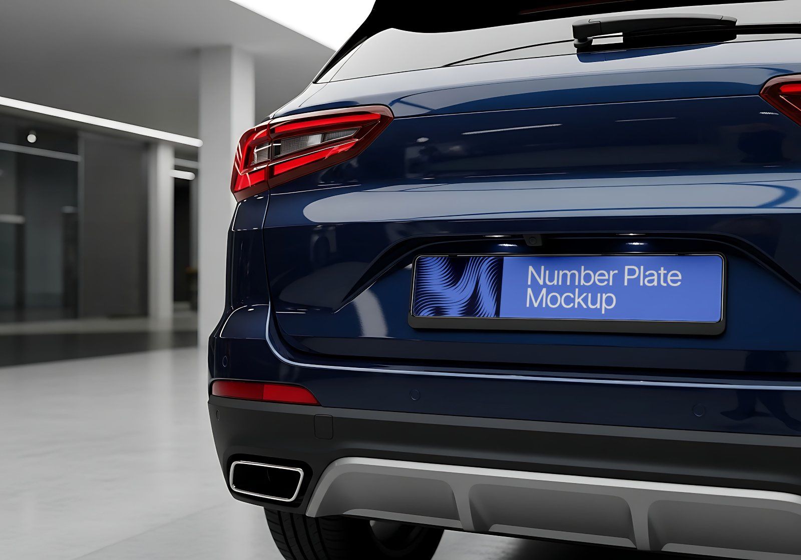 Premium Rental Car Mockup