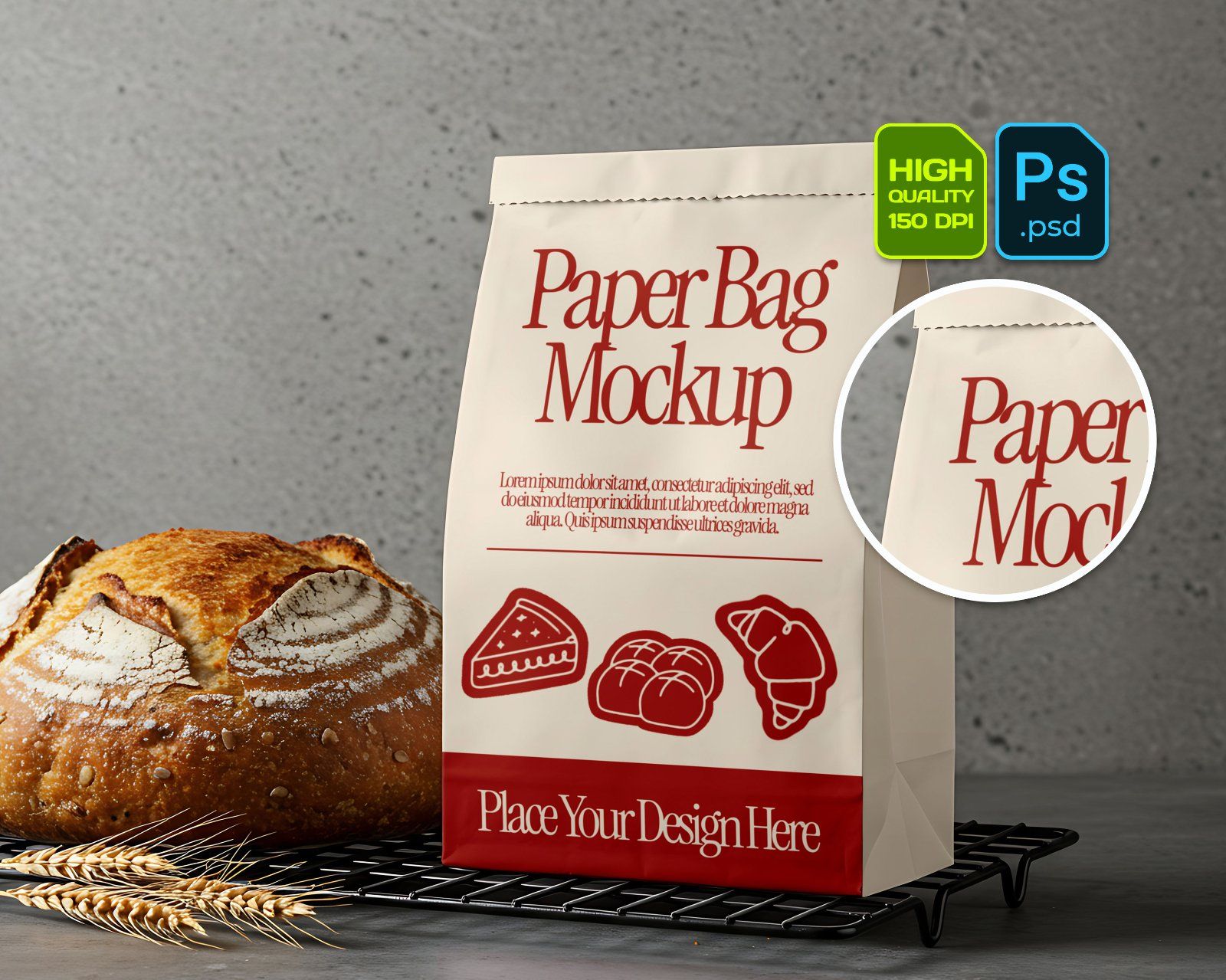 15 Premium Bread and coffee Store Mockup Collection