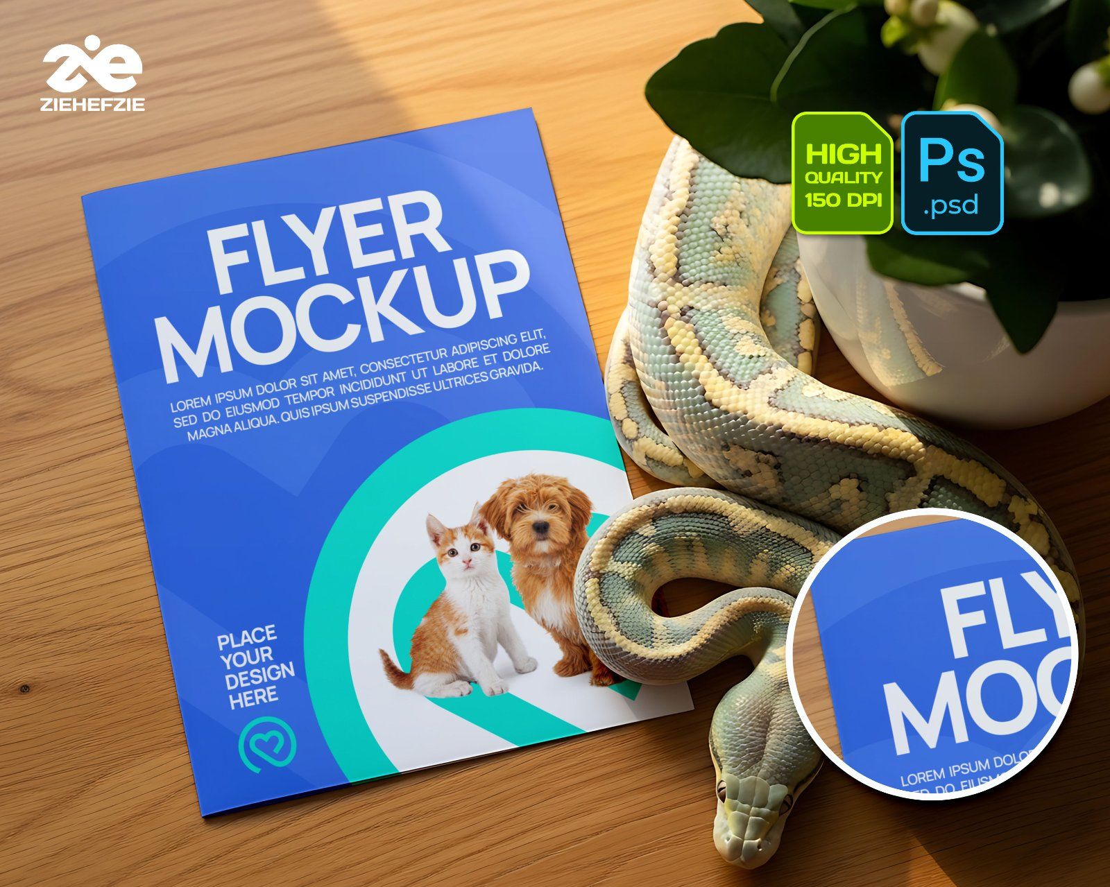 Vet Clinic Mockup Bundle – 15 PSD Templates for Animal Care & Pet Health Branding