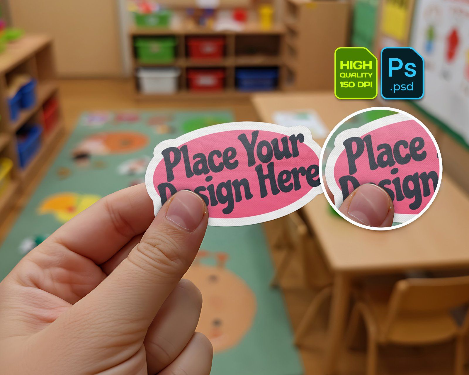 20 Premium Sticker Mockup Collection