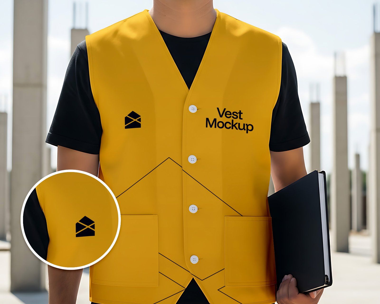 Consulting Architect Mockup Bundle – 15 PSD Templates for Construction & Industrial Branding