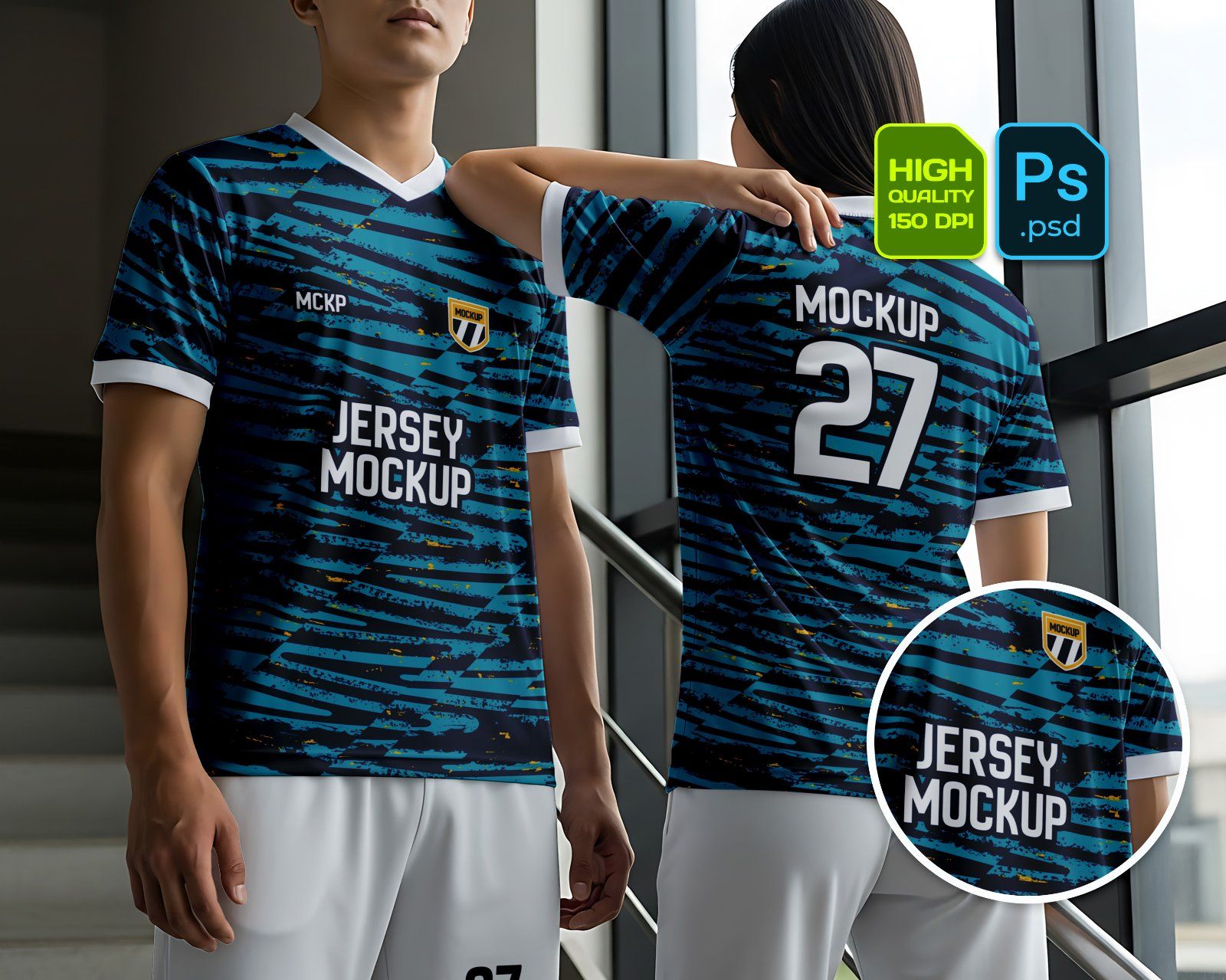 11 PSD Sports Jersey Mockup Bundle