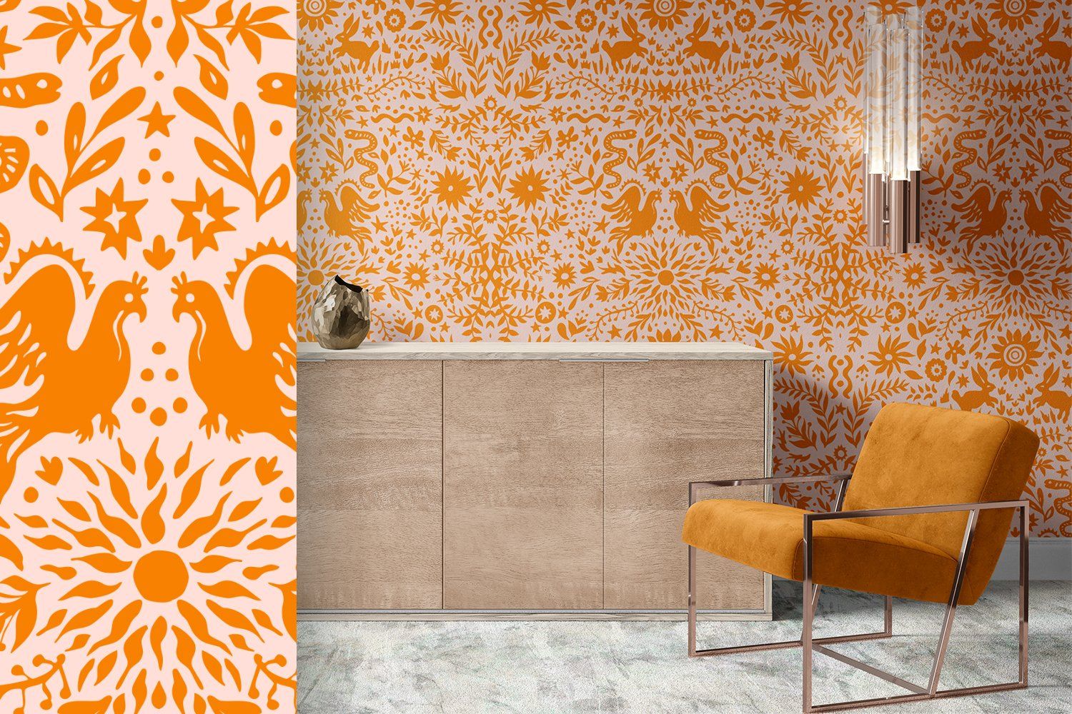 Mexican Vibes Seamless Pattern