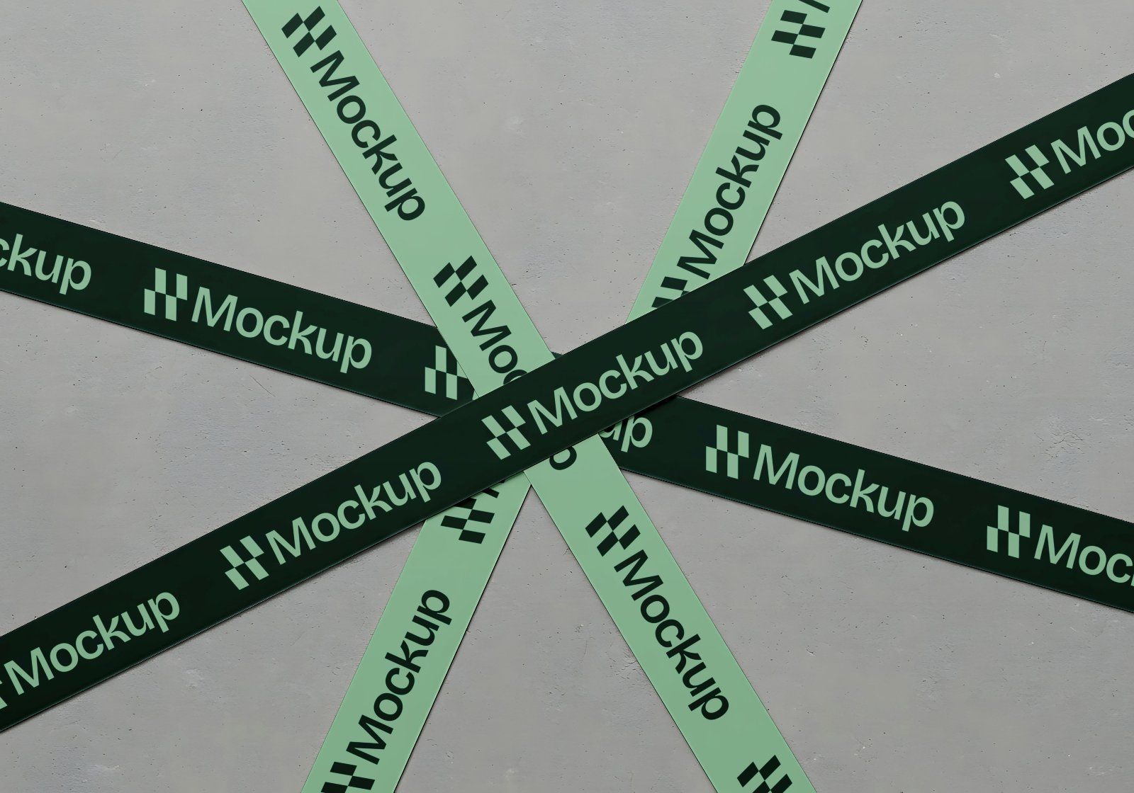 Premium Branding Green Construction Mockup