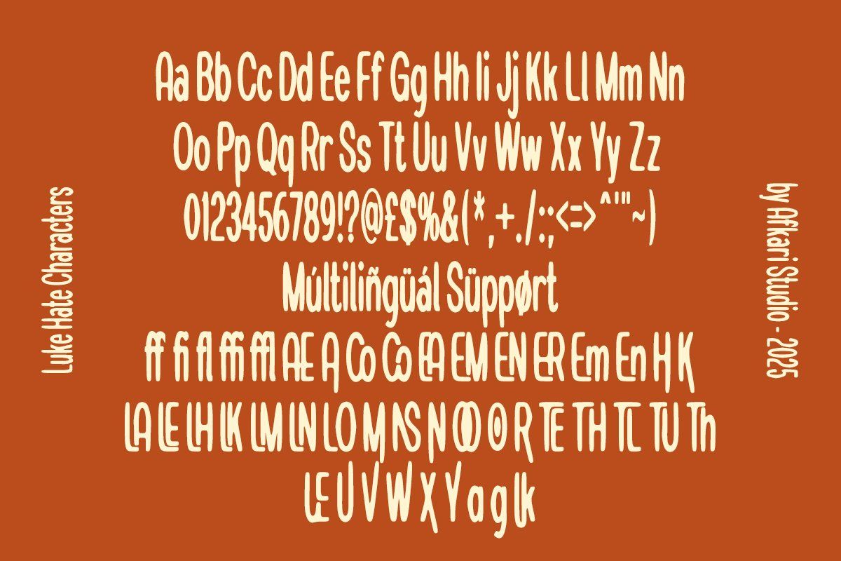 Luke Hate - Smooth Display Condensed Font